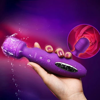 Akıllı ısıtma samimi ürünler vibratör şarj edilebilir güçlü vücut masajı klitoral vibratör yetişkin Sexo araçları kadınlar için