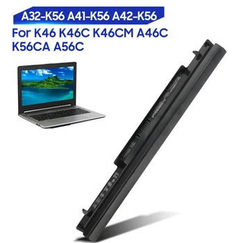 Orijinal yedek dizüstü bilgisayar bataryası ASUS için S46C S56C K56C A46C S550C E46C K46 K46C K46CM A31 A32 A41-K56 A42-K56 A32-K56