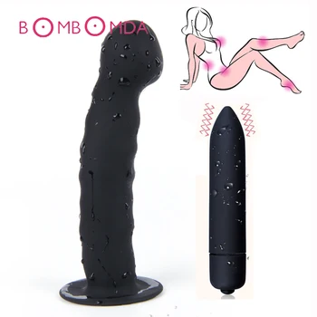 Yapay penis kurşun vibratör Kadınlar İçin Enayi Anal Plug kurşun vibratör Yapay Penis Butt Plug Seks Oyuncakları Kadın için prostat masajı Erotik Oyuncaklar