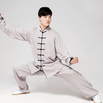 Tai Chi Üniforma Yüksek Kaliteli Wushu Kung Fu Giyim Kadın Erkek Çin Geleneksel Takım Elbise Yetişkin dövüş sanatları Oryantal Elbise