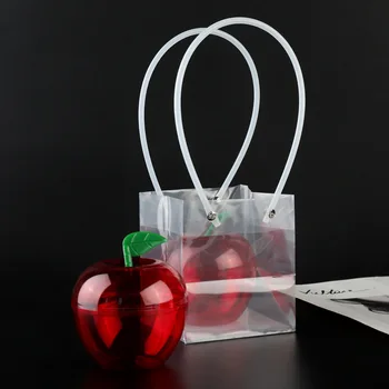 5 Adet Elma şeklinde Çikolata Şeker Ambalaj Hediyeler saklama kutusu Kırmızı Konteyner Noel Dekorasyon Düğün Yeni Yıl Partisi Kaynağı