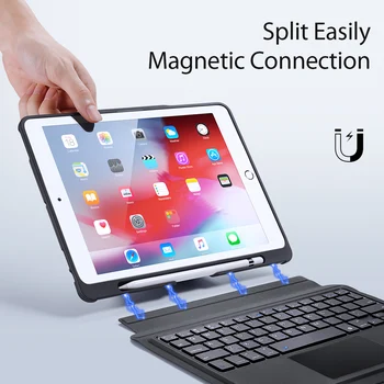 Kablosuz Klavye Kılıf Apple iPad Pro İçin 11 inç 2020 Yüksek Kaliteli Bluetooth Akıllı Tablet Kapak Kılıf