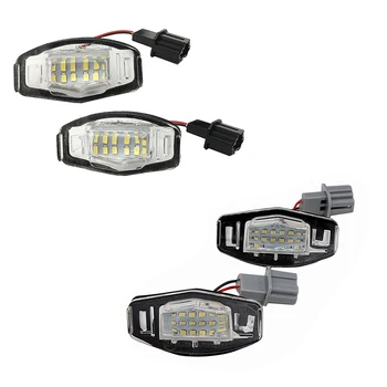 2 Adet Araba LED plaka aydınlatma ışığı Plaka İşık Lambası Honda Civic Honda Accord İçin