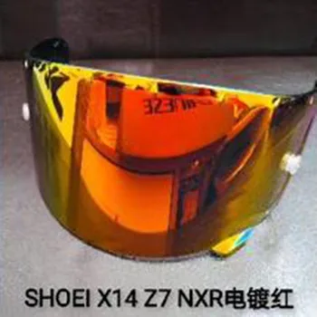 Ithal PC Hammadde Motosiklet kask siperliği İçin Fit X14 / Z7 / NXR Model Tam Yüz Kask Tek Vizör Ayna Lens hızlı
