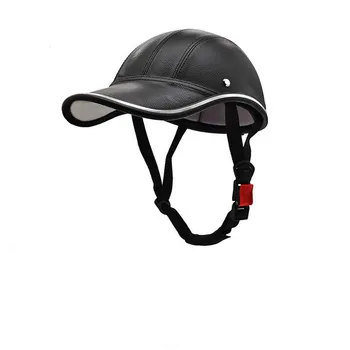 2022 Yeni Motosiklet Yarım Kask beyzbol şapkası Yarım Yüz Kask Anti-UV Güvenlik Baret Zarif Tasarım Yumuşak Ve Rahat Hissediyorum