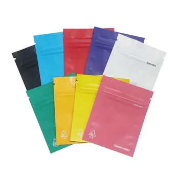 Renkli Mat Polyester Film Çanta Asılı Çanta Kullanımlık Ambalaj Kendinden Sızdırmazlık Folyo saklama çantası Ev Ürünleri