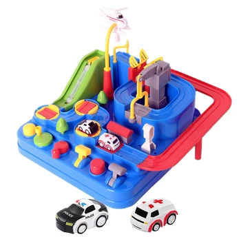 Çocuklar için araba Oyuncak Eğitici Bulmaca Çocuk Vagon Parça Oyuncak Araba Macera Oyunu Çocuk Masa Oyunları oyuncak arabalar doğum günü hediyesi