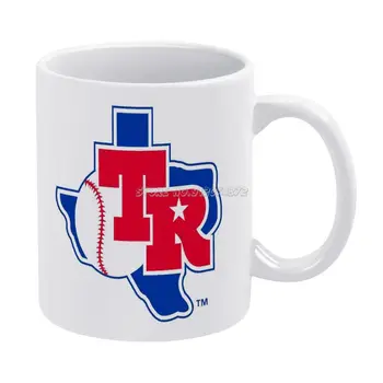 Rangers Texas Kahve Kupalar 330 ml Yaratıcı Seyahat Kupa ve Fincan Ofis Drinkware Kupalar Tazza Şehir