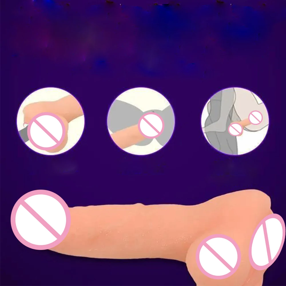 Yumuşak Sahte Vajina Enisex Yapay Penis Sahte Penis Seks Oyuncakları Kadınlar İçin Cinsel Eğlenceli Kadın Masturbators Masaj Erkek Genital Erkekler Horoz Dick Görüntü 4