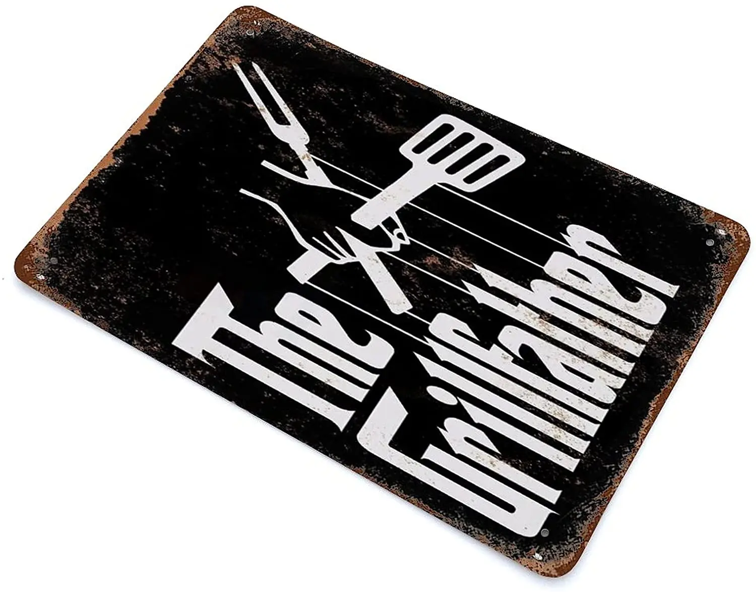 En Grillfather Vintage LookRetro Alüminyum İşareti Duvar DecorVintage MetalTin İşareti Duvar Plak Posteri Ev Bar Pub için Adam Görüntü 2