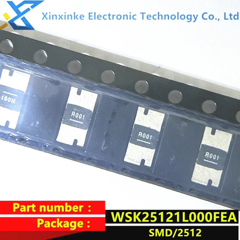 WSK25121L000FEA SMD 1 watt 0.001 Ohm 1 %2512 1mR R001 250PPM 4-terminal akım algılama direnci Yeni orijinal orijinal Görüntü 0