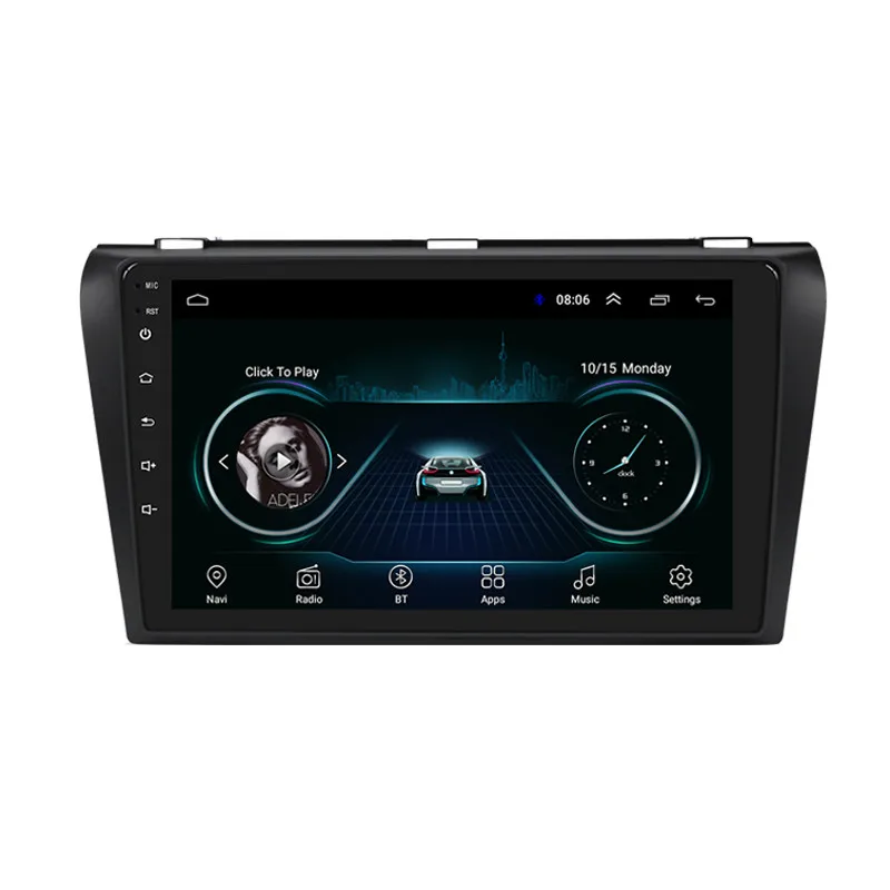 2G + 32G Android 10.1 Araba Radyo Mazda 3 2004-2010 İçin Wıfı Otomatik Stereo araç DVD oynatıcı gps Navigasyon stereo Multimedya mp5 Oynatıcı 9 inç Görüntü 1
